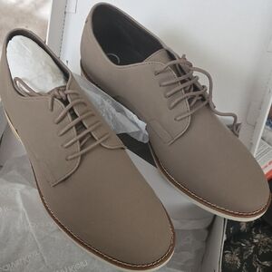 Calvin Klein Men's Taupe Dress Shoes 11